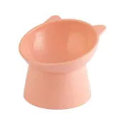 Comedouro Alto para Cães e Gatos HomePet Rosa